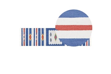 Varser Bomullsmatta 80x300 cm - Blå - Textil & mattor - Matta - Modern matta - Bomullsmatta