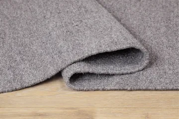 Vaxholm Ullmatta 75x150 cm Oval - Grå - Textil & mattor - Matta - Modern matta - Ullmatta