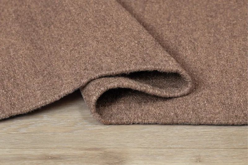 Vaxholm Ullmatta 75x150 cm Oval - Taupe - Textil & mattor - Matta - Modern matta - Ullmatta