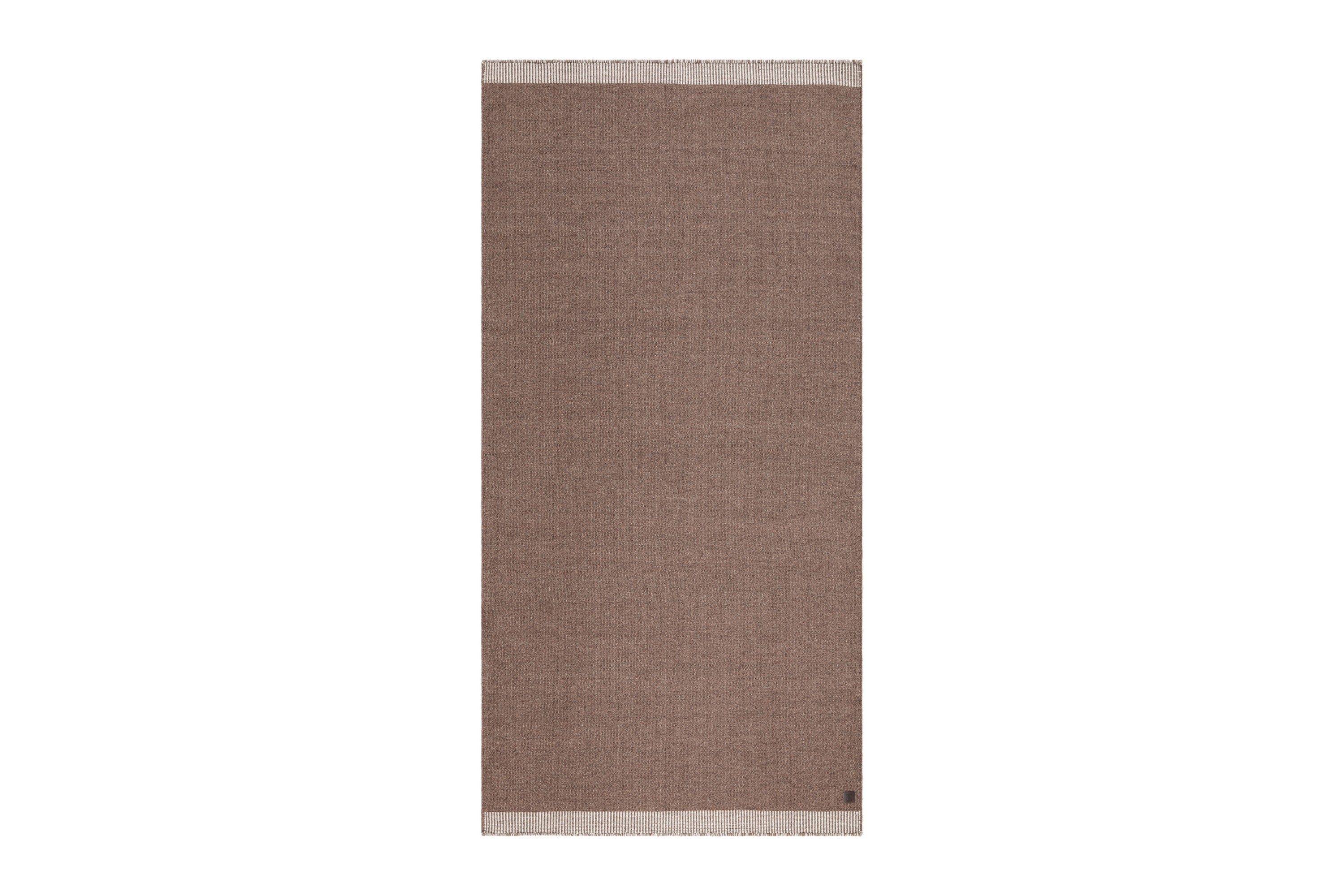 vaxholm ullmatta 75x150 cm oval - taupe