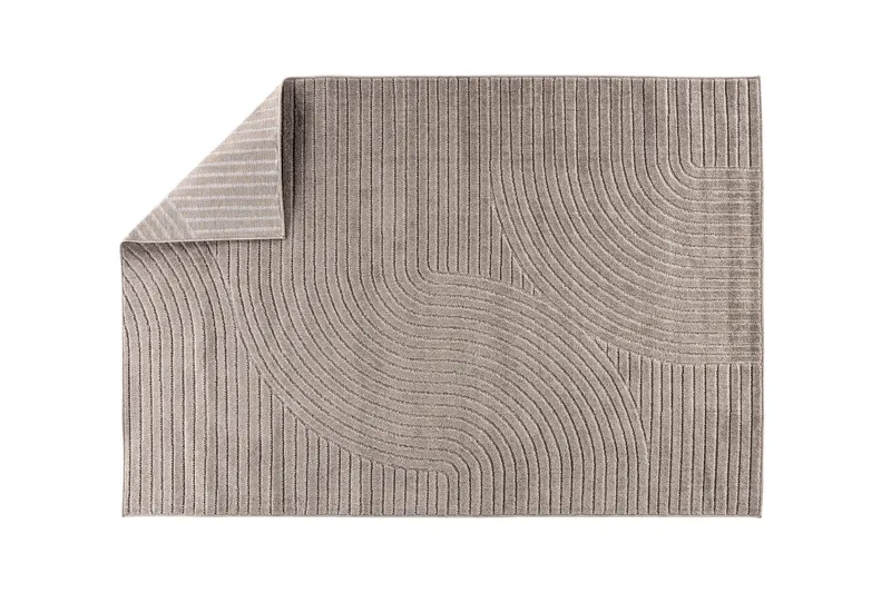 Vince Plastmatta 200x290 cm - Brun - Textil & mattor - Matta - Modern matta - Viskosmatta & konstsilkesmatta