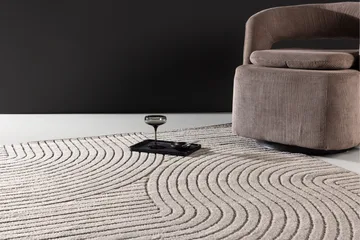 Vince Plastmatta 200x290 cm - Brun - Textil & mattor - Matta - Modern matta - Viskosmatta & konstsilkesmatta