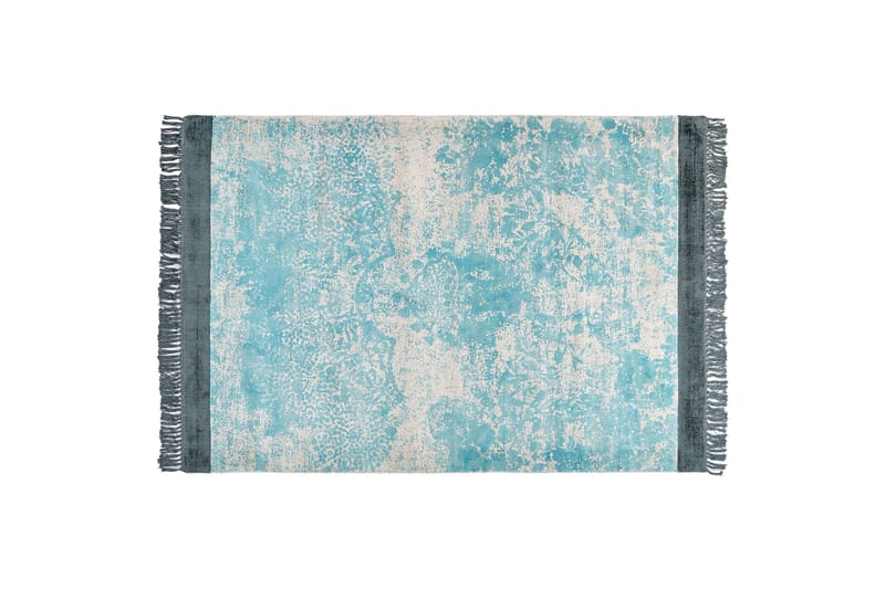 Viskosmatta Akarsu 160x230 cm - Blå - Textil & mattor - Matta - Modern matta - Viskosmatta & konstsilkesmatta