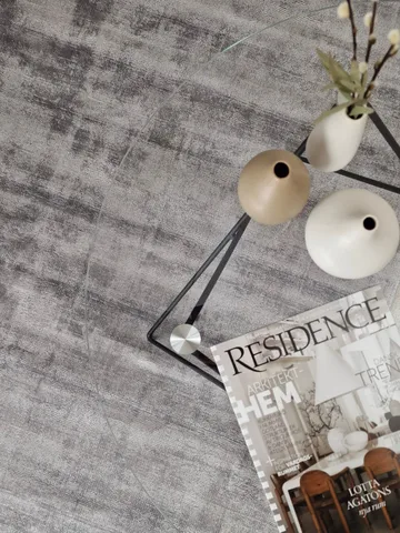 Tribeca Viskosmatta 160x230 cm Rektangulär - Grå - Textil & mattor - Matta - Modern matta - Viskosmatta & konstsilkesmatta