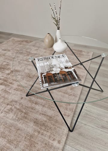 Tribeca Viskosmatta 160x230 cm Rektangulär - Linne - Textil & mattor - Matta - Modern matta - Viskosmatta & konstsilkesmatta