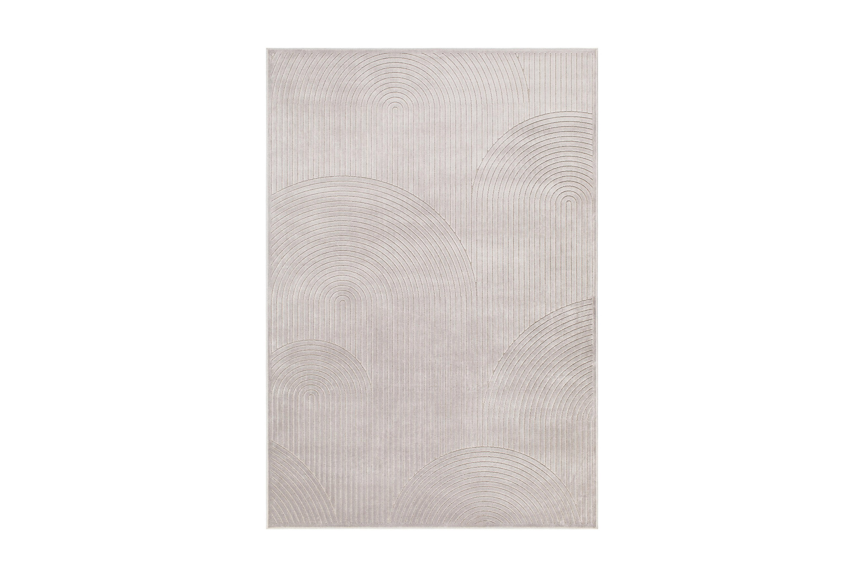 Amore Art Viskosmatta Rektangulär 160x230 cm Silver