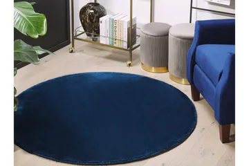 Brinckman Viskosmatta 140 cm Rund - Marinblå - Textil & mattor - Matta - Modern matta - Viskosmatta & konstsilkesmatta