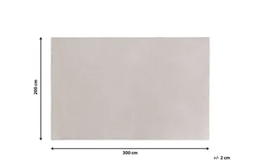 Brinckman Viskosmatta 200x300 cm - Ljusgrå - Textil & mattor - Matta - Modern matta - Viskosmatta & konstsilkesmatta