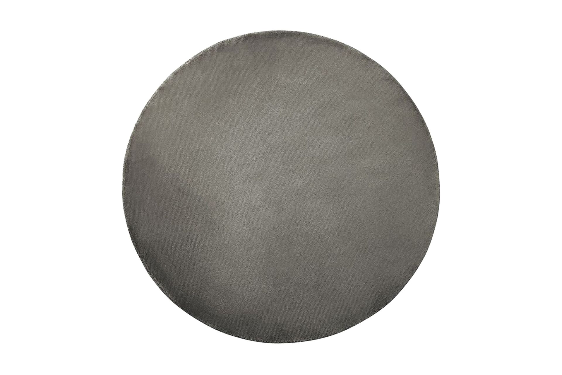 Brinckman Viskosmatta Rund 140 cm - M&ouml;rkgr&aring;