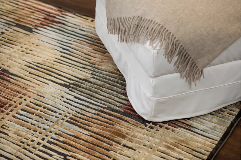 Fanucci Viskosmatta 200x290 cm - Flerfärgad - Textil & mattor - Matta - Modern matta - Viskosmatta & konstsilkesmatta