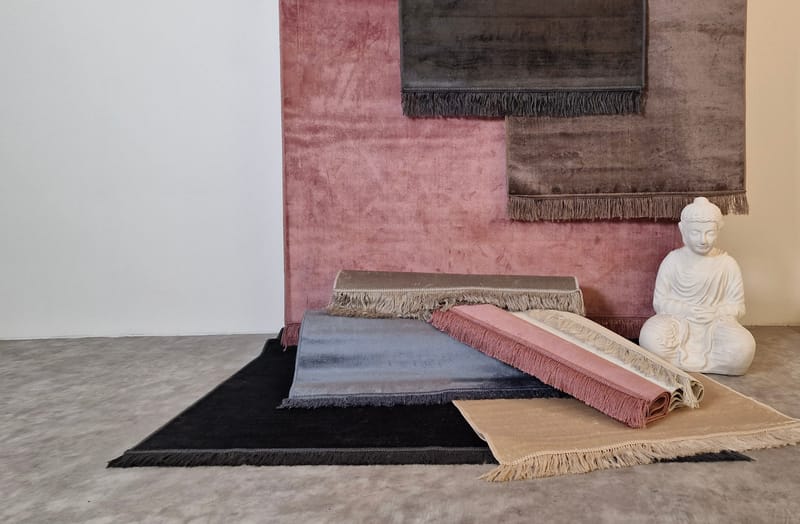 Granada Viskosmatta 160x230 - Taupe - Textil & mattor - Matta - Modern matta - Viskosmatta & konstsilkesmatta