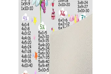 Homefesto Matta 100x200 cm - Multifärgad - Textil & mattor - Matta - Modern matta - Viskosmatta & konstsilkesmatta