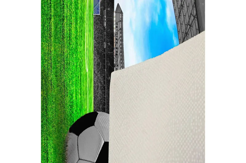 Homefesto Matta 100x200 cm - Multifärgad - Textil & mattor - Matta - Modern matta - Viskosmatta & konstsilkesmatta