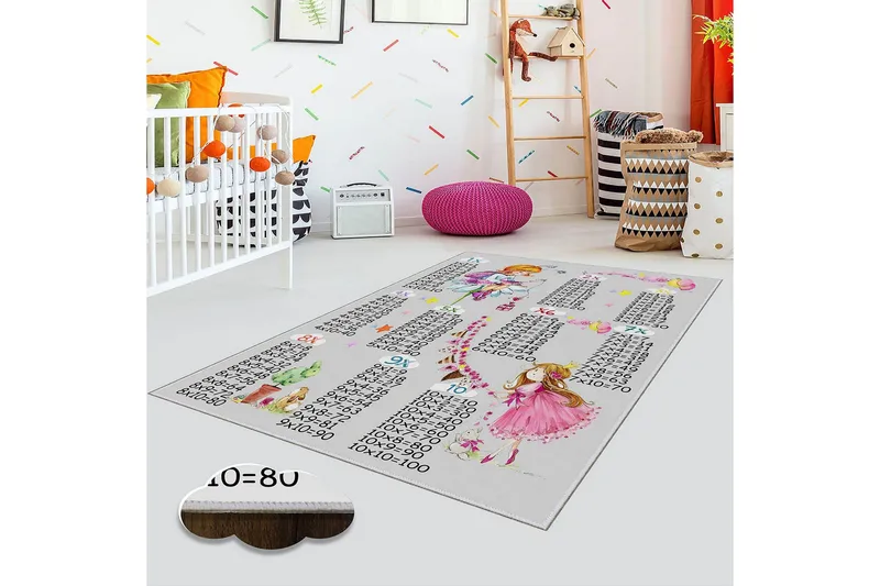 Homefesto Matta 100x200 cm - Multifärgad - Textil & mattor - Matta - Modern matta - Viskosmatta & konstsilkesmatta