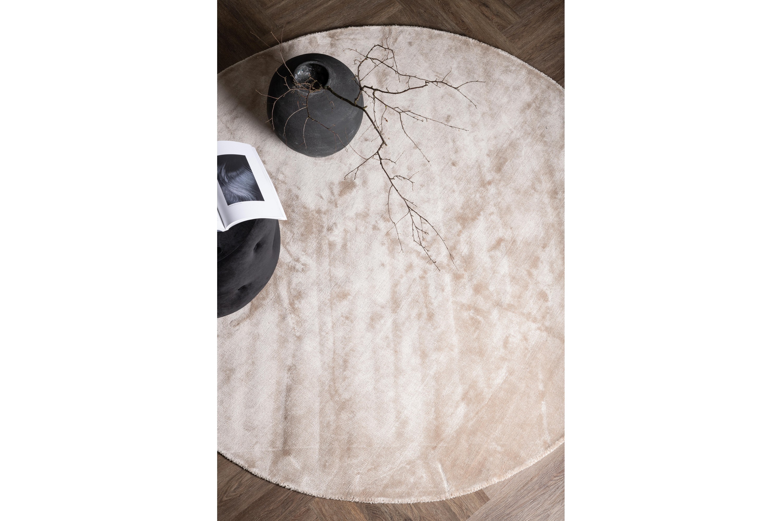 Indra Viskosmatta 200 Beige