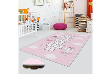 Matta Homefesto 100x200 cm - Multifärgad - Textil & mattor - Matta - Modern matta - Viskosmatta & konstsilkesmatta
