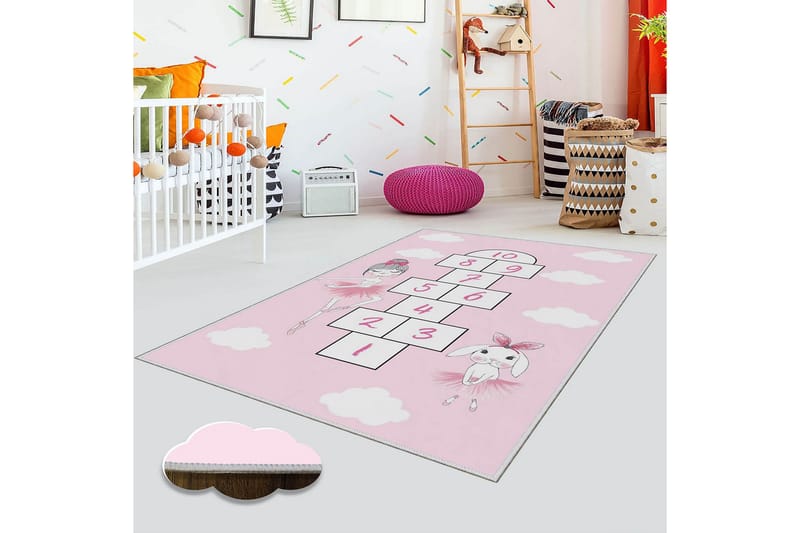Matta Homefesto 100x200 cm - Multifärgad - Textil & mattor - Matta - Modern matta - Viskosmatta & konstsilkesmatta