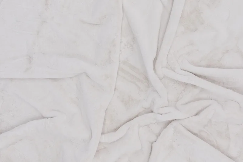 Nina Polyestermatta Rund 200 cm - Vit - Textil & mattor - Matta - Modern matta - Viskosmatta & konstsilkesmatta