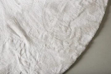 Nina Polyestermatta Rund 200 cm - Vit - Textil & mattor - Matta - Modern matta - Viskosmatta & konstsilkesmatta