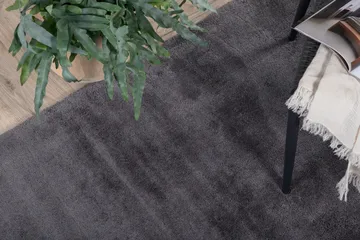 Undra Viskos-look Matta 250x350 - Mörkgrå - Textil & mattor - Matta - Modern matta - Viskosmatta & konstsilkesmatta