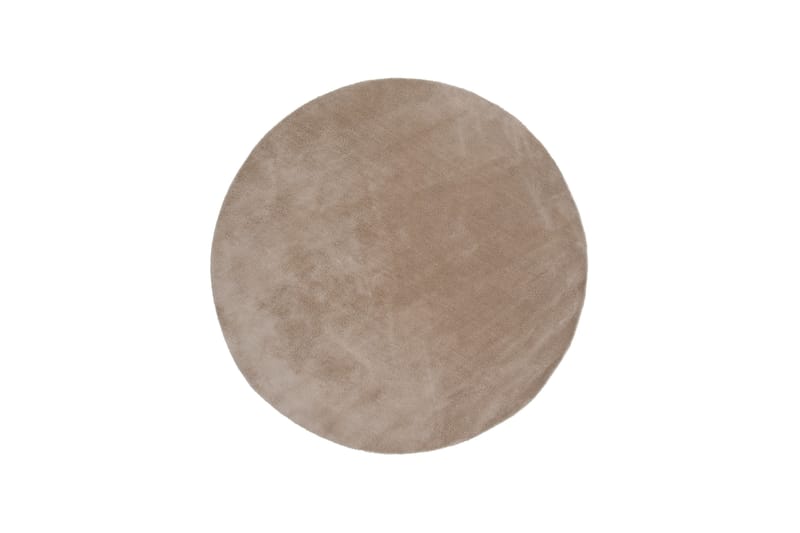 Undra Viskos-look Matta Rund 200 - Beige - Textil & mattor - Matta - Modern matta - Viskosmatta & konstsilkesmatta