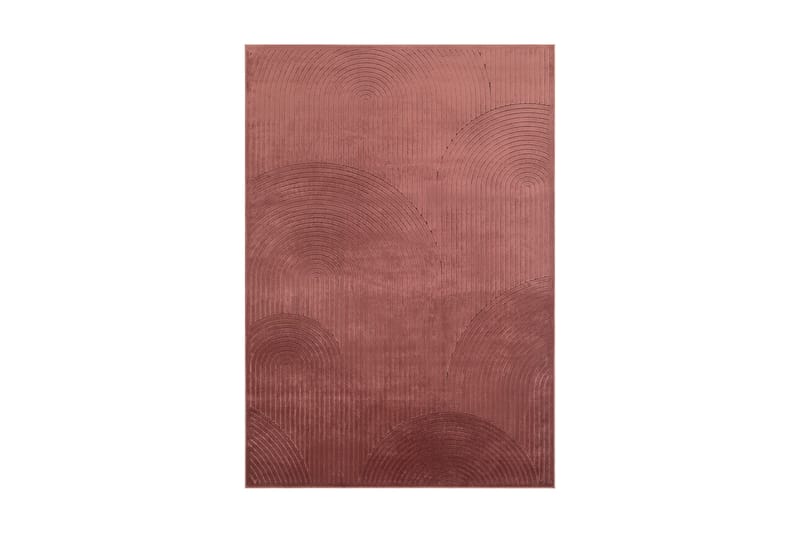 Viskosmatta Amore Art Rektangulär 160x230 cm - Dusty Rose - Viskosmatta & konstsilkesmatta
