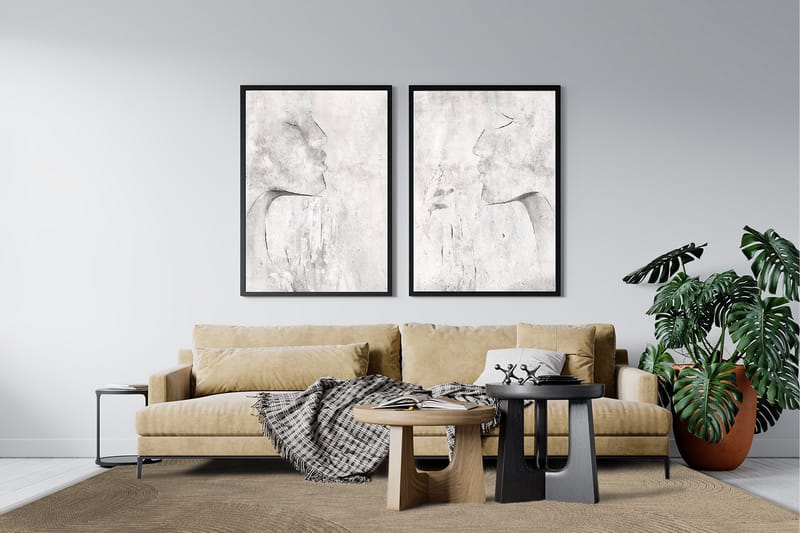 Viskosmatta Amore Art Rektangulär 160x230 cm - Grön - Viskosmatta & konstsilkesmatta