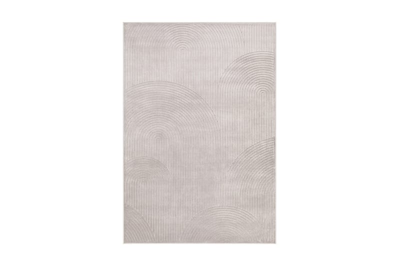 Viskosmatta Amore Art Rektangulär 160x230 cm - Silver - Viskosmatta & konstsilkesmatta
