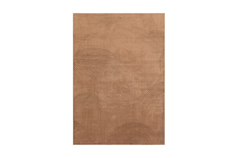 Viskosmatta Amore Art Rektangulär 160x230 cm - Terracotta - Viskosmatta & konstsilkesmatta