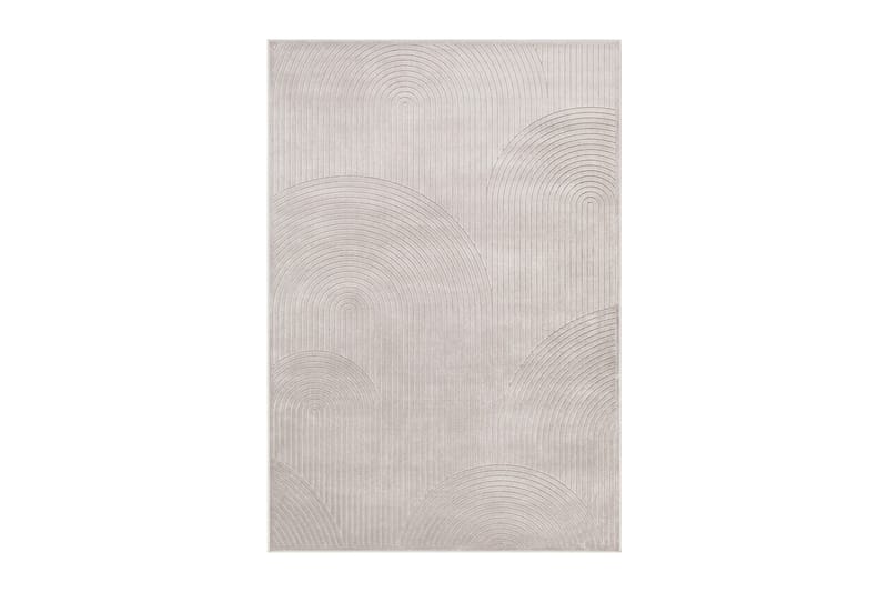 Viskosmatta Amore Art Rektangulär 200x290 cm - Silver - Viskosmatta & konstsilkesmatta