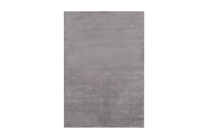 Viskosmatta Amore Plain Rektangulär 160x230 cm - Grå - Viskosmatta & konstsilkesmatta