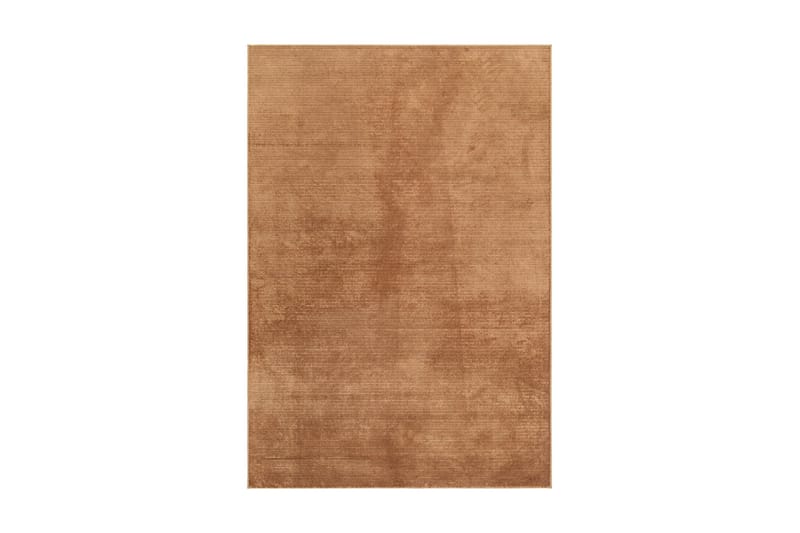 Viskosmatta Amore Plain Rektangulär 160x230 cm - Terracotta - Viskosmatta & konstsilkesmatta