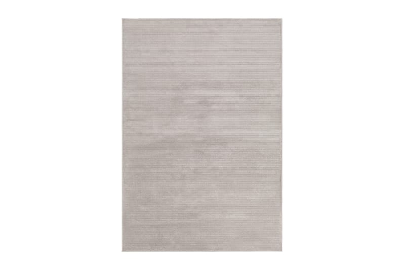 Viskosmatta Amore Plain Rektangulär 200x290 cm - Silver - Viskosmatta & konstsilkesmatta
