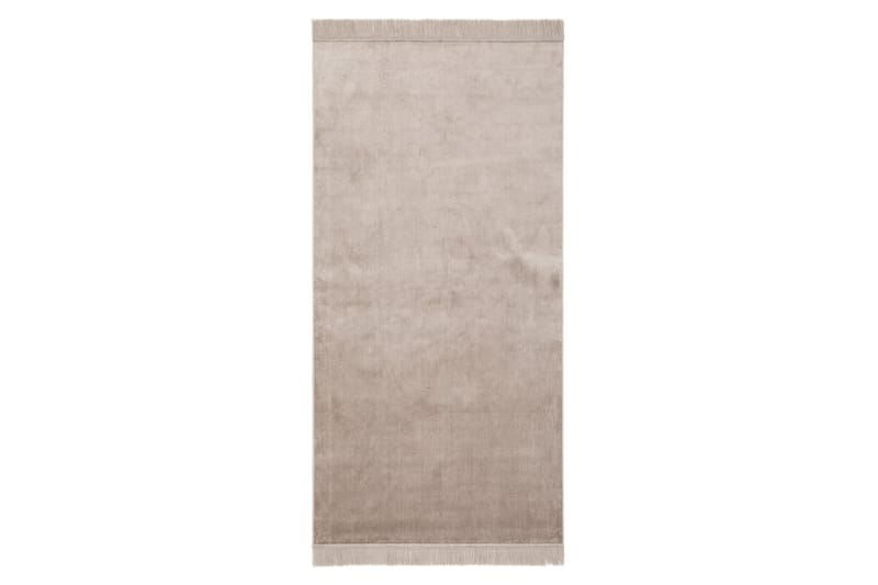 Viskosmatta Granada 80x150 cm - Greige - Viskosmatta & konstsilkesmatta