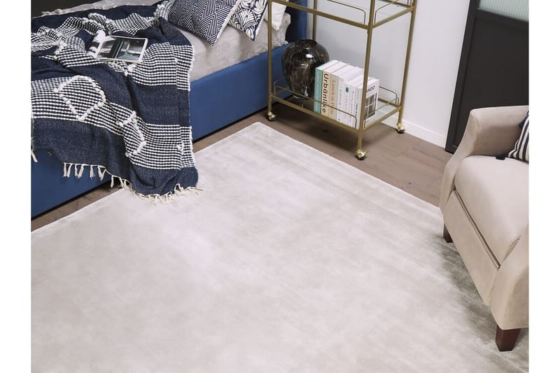 Viskosmatta Maturino 200x300 cm - Ljusgrå - Textil & mattor - Matta - Modern matta - Viskosmatta & konstsilkesmatta