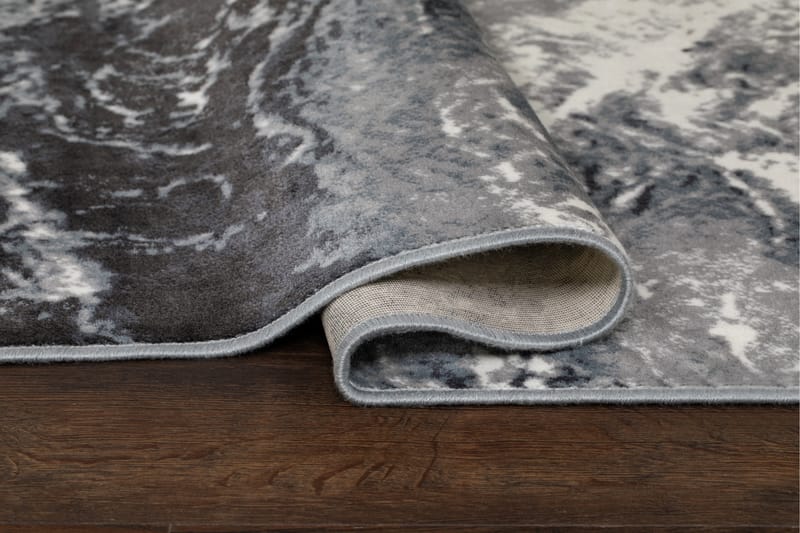 Viskosmatta Soho Concrete 160x230 cm - Silver - Viskosmatta & konstsilkesmatta - Stor matta