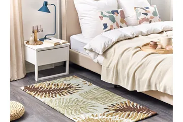 Vize Ullmatta 80x150 cm Kvadratisk - Brun - Textil & mattor - Matta - Modern matta - Ullmatta