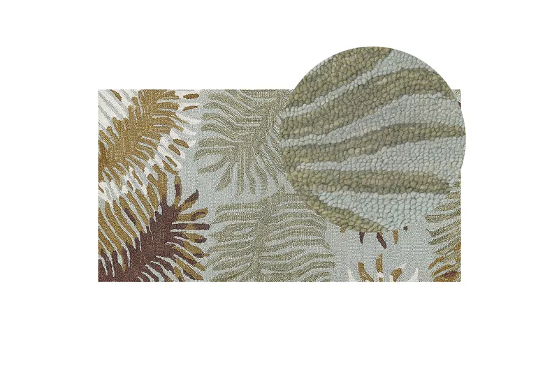 Vize Ullmatta 80x150 cm Kvadratisk - Brun - Textil & mattor - Matta - Modern matta - Ullmatta