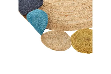 Vostan Jutematta 140 cm Rund - Beige - Textil & mattor - Matta - Modern matta - Jutematta & hampamatta