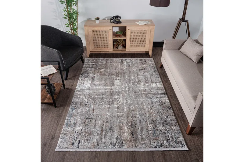 Akasya Wiltonmatta 100x200 cm Rektangulär - Beige - Textil & mattor - Matta - Modern matta - Friezematta