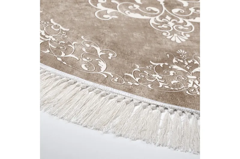 Alanur Home Matta 100x100 cm - Beige - Textil & mattor - Matta - Modern matta - Wiltonmatta