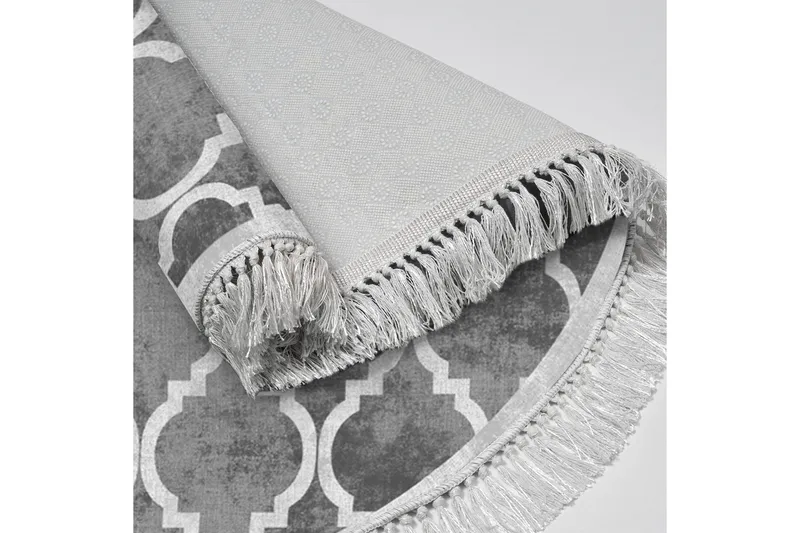 Alanur Home Matta 100x100 cm - Grå - Textil & mattor - Matta - Modern matta - Wiltonmatta