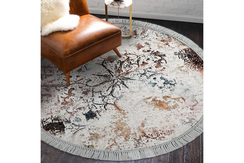 Alanur Home Matta 100x100 cm - Multifärgad - Textil & mattor - Matta - Modern matta - Wiltonmatta