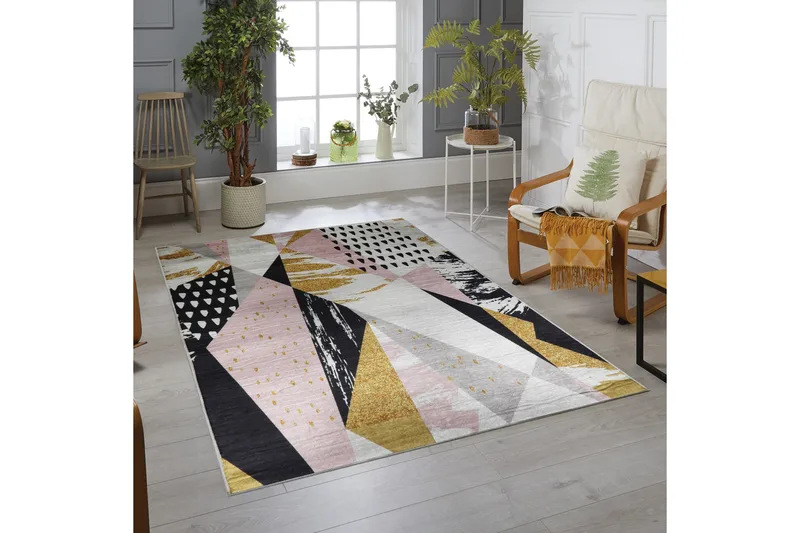 Alciena Matta 120x180 cm - Flerfärgad - Textil & mattor - Matta - Modern matta - Wiltonmatta