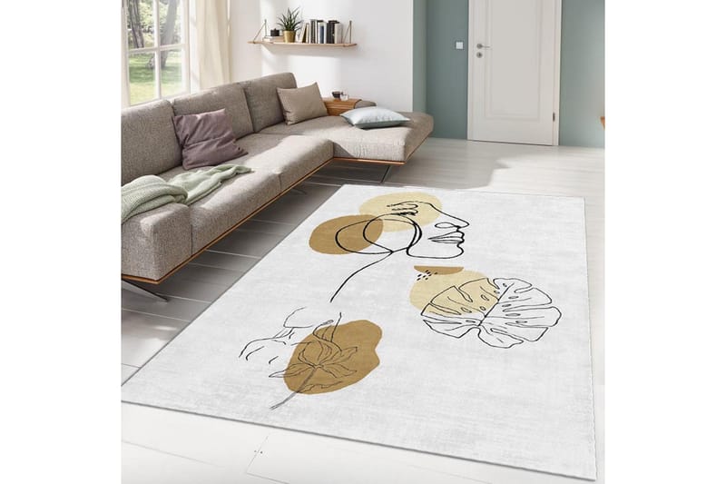 Wiltonmatta Alho 100x180 Rektangulär - Flerfärgad - Textil & mattor - Matta - Modern matta - Friezematta