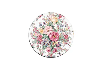 Amarinda Matta Rund 140 cm - Flerfärgad/Sammet - Textil & mattor - Matta - Modern matta - Wiltonmatta