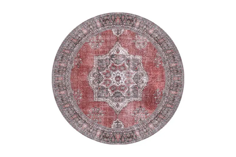 Artloop Matta 150 cm Rund, Multifärgad