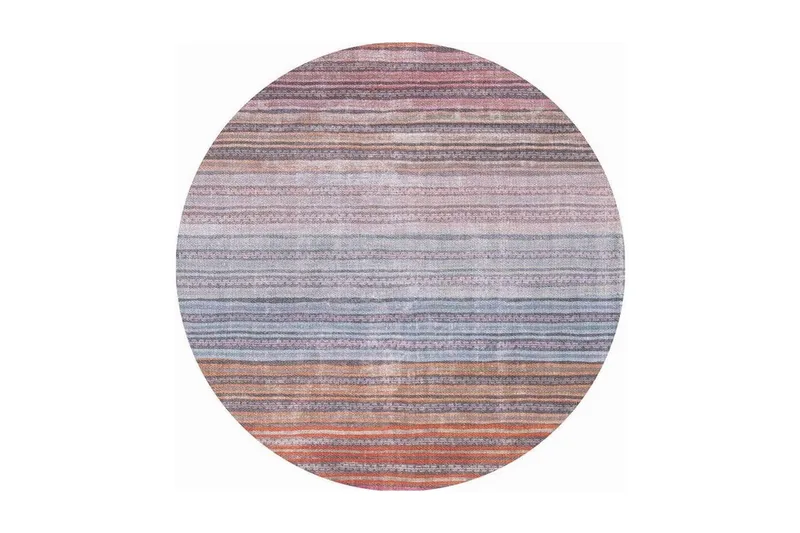 Artloop Matta 150 cm Rund, Multifärgad