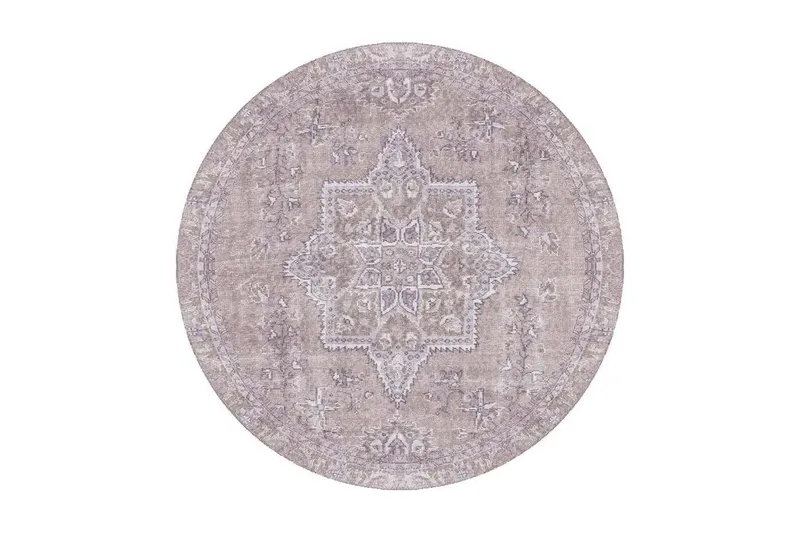 Artloop Matta 150 cm Rund, Multifärgad