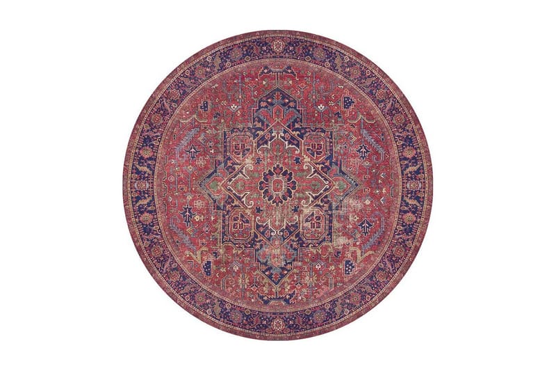 Artloop Matta 230 cm Rund, Multifärgad